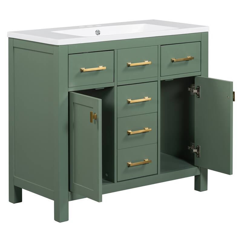 36" Bathroon Storage Cabinet Vanity
