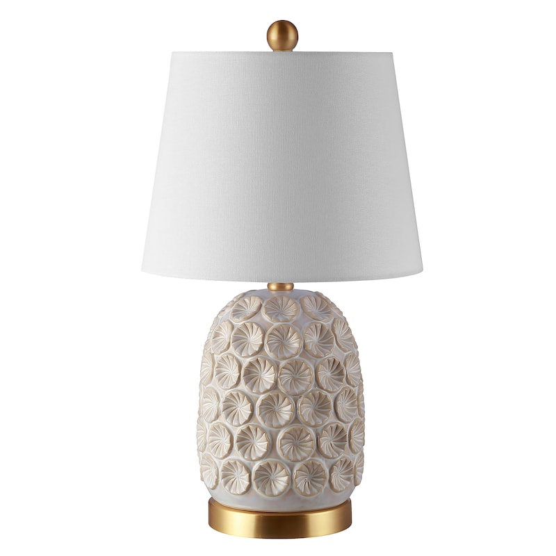 SAFAVIEH Lighting Zanica 21-inch LED Table Lamp - 11.5" W x 11.5" L x 21" H - 12Wx12Dx21H