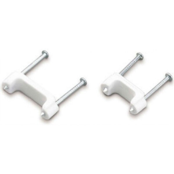 White 3//4 in. Cable 12//3 10//3 Gardner Bender PS-175 Plastic Staple 14//3 NM