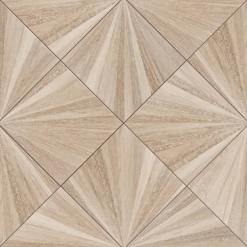 Merola Tile Komi Murlen Crema 7-7/8" x 7-7/8" Porcelain Floor and Wall Tile