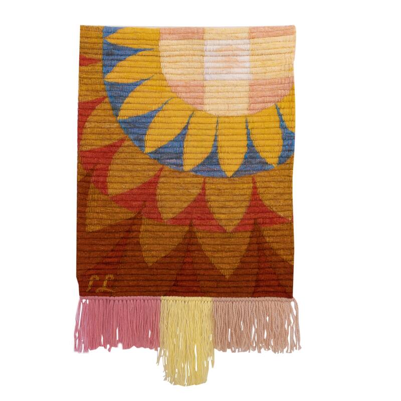 Novica Handmade Solar Flares Wool Tapestry
