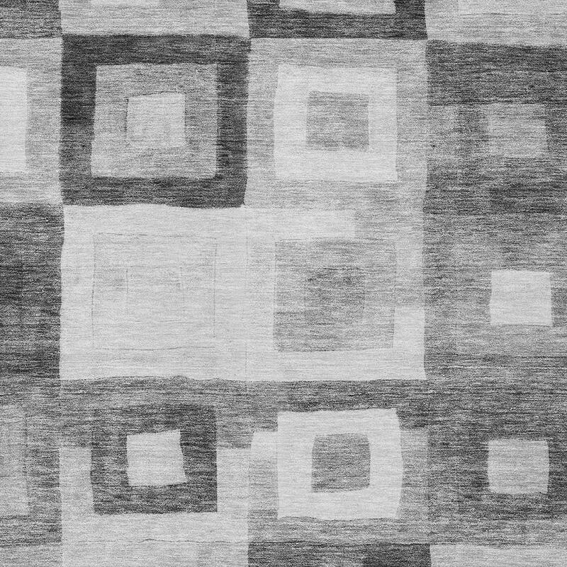 HomeRoots Geometric Transitional Rectangle Outdoor Rug
