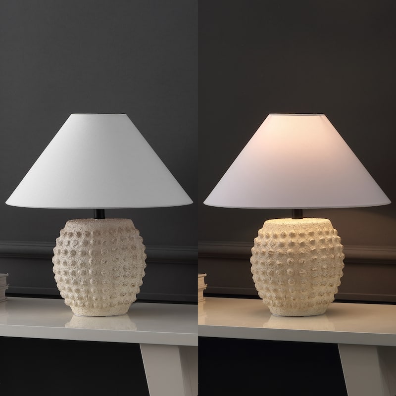 18.25" Hobnail LED Table Lamp (Set of 2), by JONATHAN Y