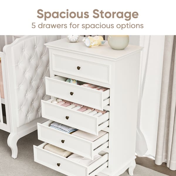 home depot dresser Dressers featuring five spacious drawers to neatly store clothing FUFU&GAGA 9-Drawer White Paint Finish