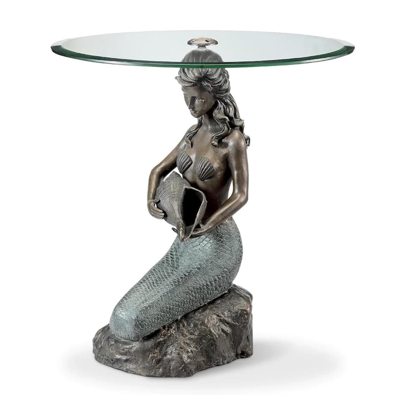 Spi Mermaid End Table - 24 X 22 X 22 inches