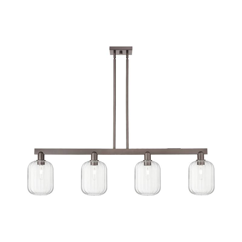 Innovations Lighting 716-4I-13-48 Preston Linear Preston 4 Light 48" - Oil Rubbed Bronze / Clear