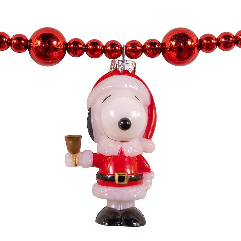 Kurt Adler 4-Foot Peanuts Lighted Snoopy Garland