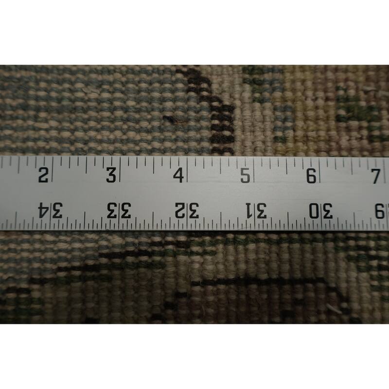 Hand Knotted Oriental 100% Wool Carpet Transitional Floral Beige & Ivories Anatolian Area Rug - 9' 11'' X 5' 8''