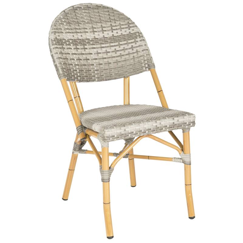SAFAVIEH Noretta Indoor/ Outdoor Stackable Dining Chair (Set of 2) - 18Wx22Dx35H