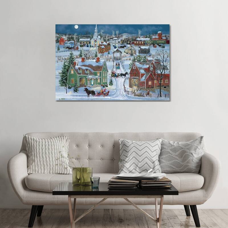 iCanvas "Christmas Homecoming" by Bob Fair Canvas Print - 32x48x1.5