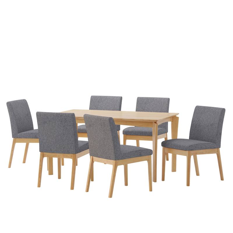 Atherton Wood 7 Piece Dining Set by Christopher Knight Home