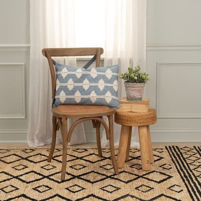 Rizzy Home Traditional Pillow Cover - 14"x20"