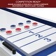 preview thumbnail 4 of 10, Hathaway Crestline 12-ft Outdoor Shuffleboard Table - White