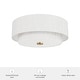 preview thumbnail 5 of 3, Hunter + Jasmine Roth Brookside 2-Light Flush Mount Ceiling Light - Hallway, Bathroom, Entry, Laundry - Transitional - Designer!