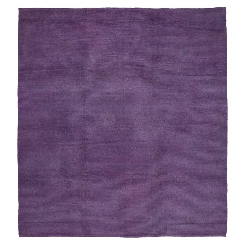 ECARPETGALLERY Hand-knotted Finest Peshawar Ziegler Purple Wool Rug - 11'10 x 13'2 - Purple - 11'10 x 13'2