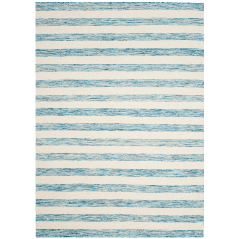 SAFAVIEH Dhurries Aiva Hand-knotted Stripe Area Rug