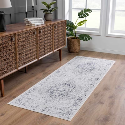 Akram Machine Washable Oriental Persian Area Rug