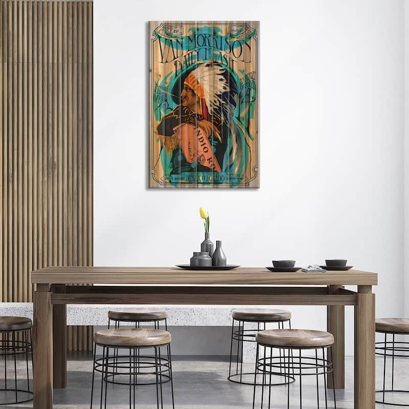Van Morrison Print On Wood by Radio Days - Multi-Color
