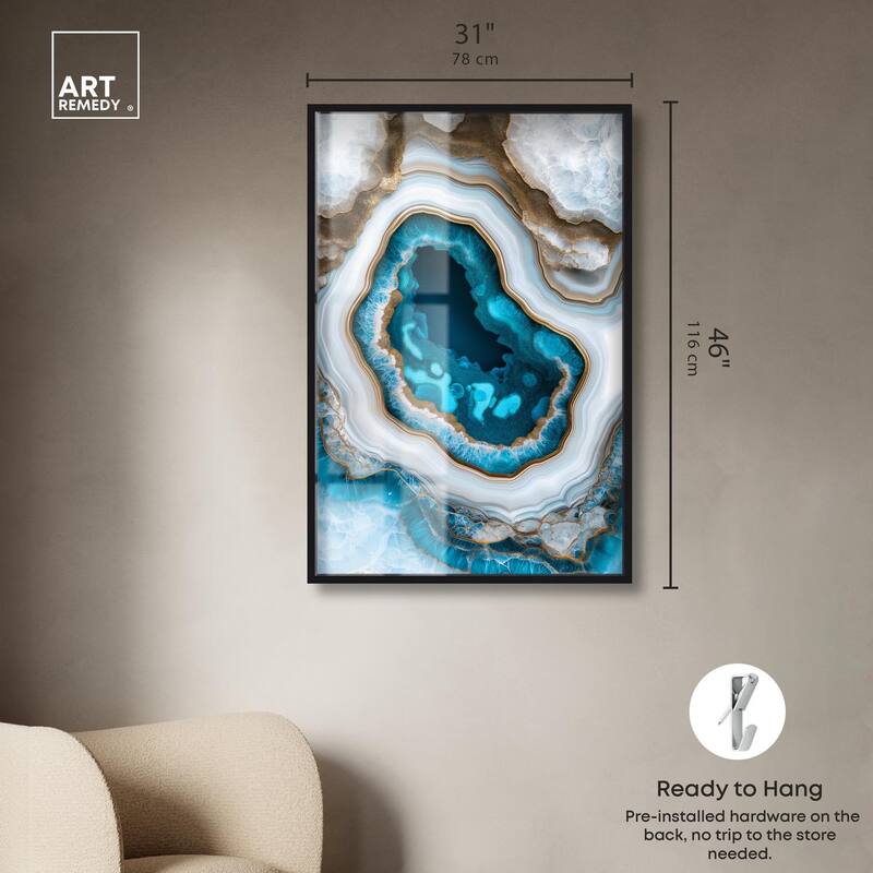 Gilded Geode Eye III Shadowbox by Art Remedy