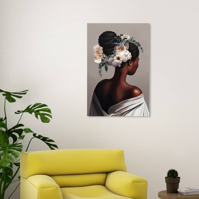 Wynwood Studio Fashion and Glam Darla Brown and Traditional Wall Art Canvas Print - 30 x 20