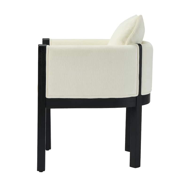 Christopher Knight Home - Callahan Linen Upholstered Dining Chair with Armrests