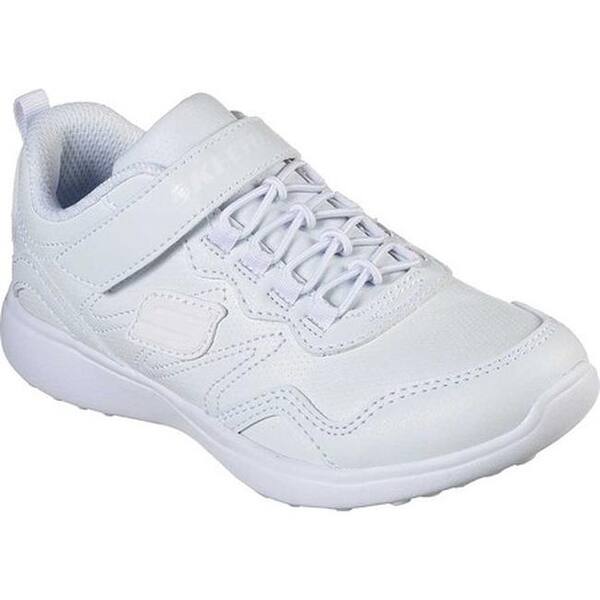 girls white skechers