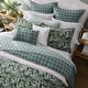 preview thumbnail 10 of 10, Laura Ashley Bramble Floral Cotton Green Duvet Cover Bonus Set