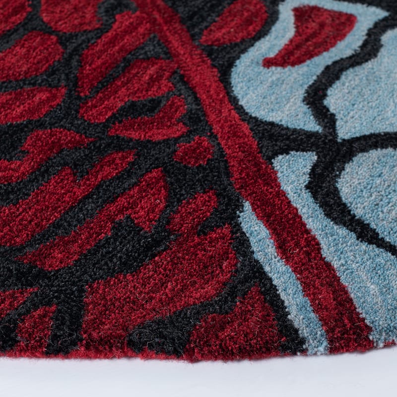 SAFAVIEH Handmade Wyndham Wiltrud Grey New Zealand Wool Rug