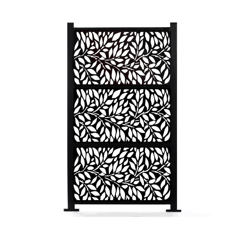 HighlanderHome Freestanding Modular Metal Privacy Screen, 4FtX 6Ft