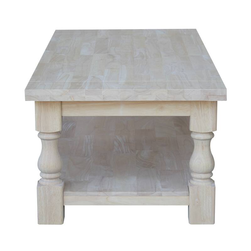 Tuscan Ready to Finish Coffee Table