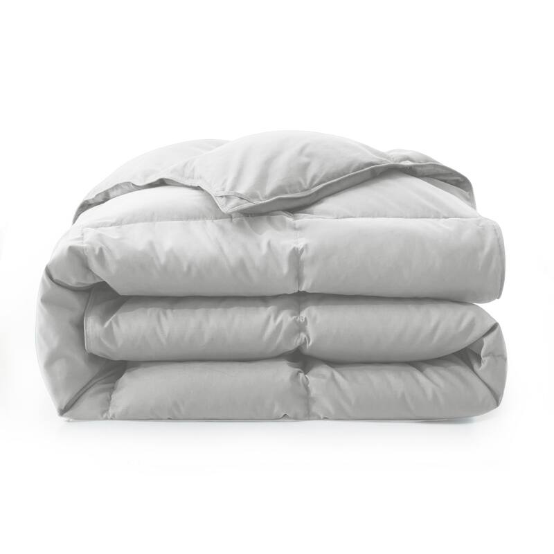 All Season Medium to Extra Warmth White Feather Down Comforter Duvet Insert