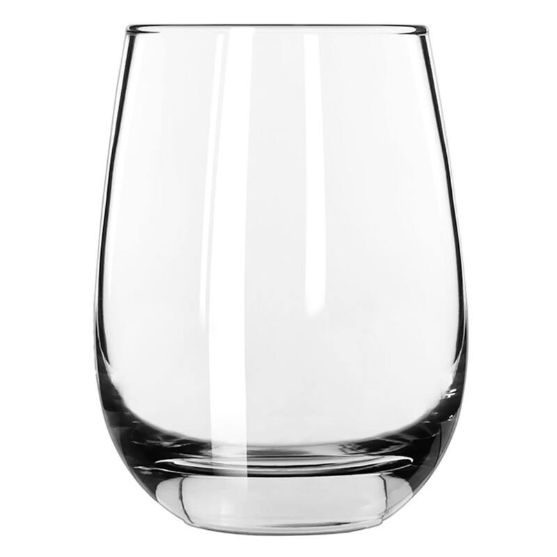 Libbey Stemless Glasses, Clear, 15.25-ounce, Set of 12 - Set of 12