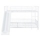 preview thumbnail 22 of 22, Metal Bunk Bed with Slide and Guardrails