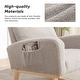 preview thumbnail 122 of 171, HOMYKA 28" Wide Rocking Chair for Nursery with Solid Wood Leg