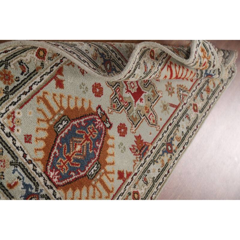 Geometric Kazak Area Rug Handmade Wool Carpet - 3'0"x 5'0"