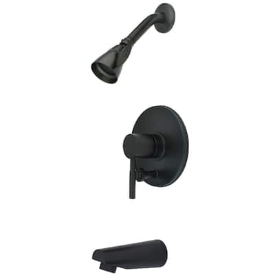 Kingston Brass Concord Tub and Shower Trim Package with 1.8 GPM Single