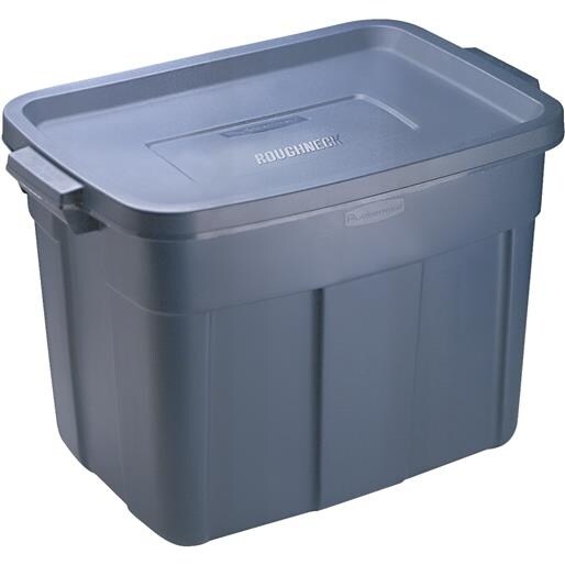 United Solutions 18Gal Tote Blk W/Gry Lid RMRT180025 Unit: EACH