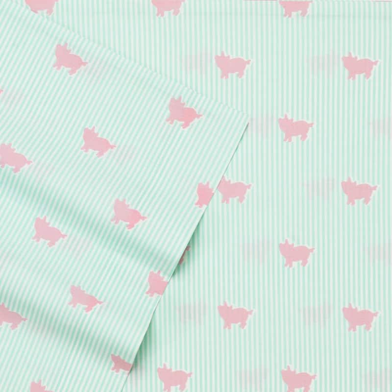 Poppy & Fritz Cotton Percale Printed Bed Sheet Sets