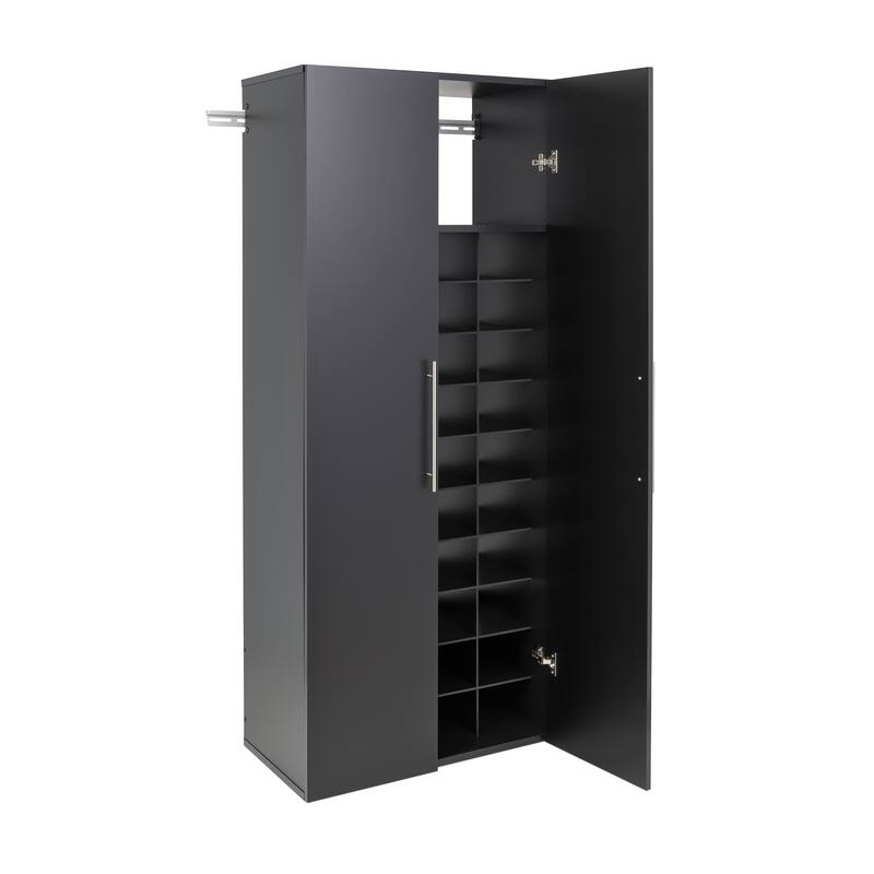 Prepac 30" HangUps Shoe Storage Cabinet - 30" W x 72" H x 16" D