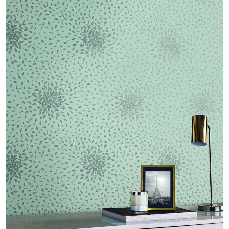 Fillmore, Petite Leaves 26.9' L X 27" W, Wallpaper Roll