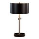 preview thumbnail 5 of 12, Silver Orchid Nissen Metal Table Lamp