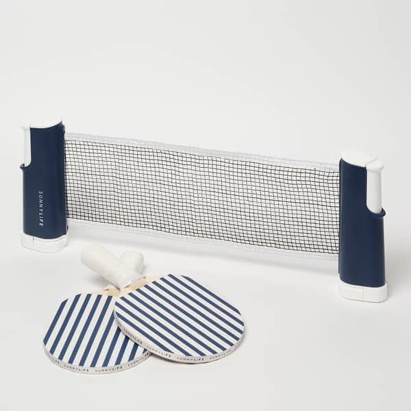 slide 2 of 5, Sunnylife: Table Tennis Indoor & Outdoor Game Set, Resort Coastal Blue