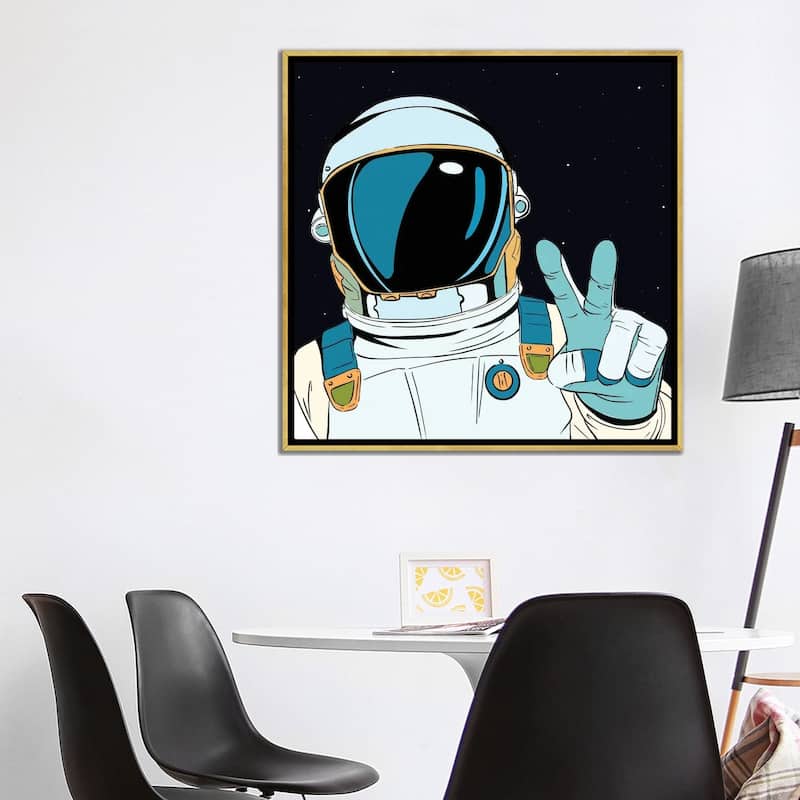 iCanvas "Astronaut Pop" by Art Mirano Framed Canvas Print