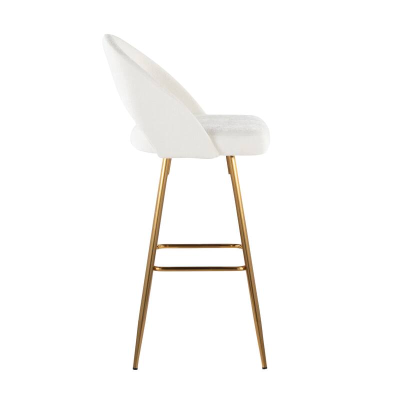 Renee Upholstered 30" Fixed-height Barstool - Set Of 2