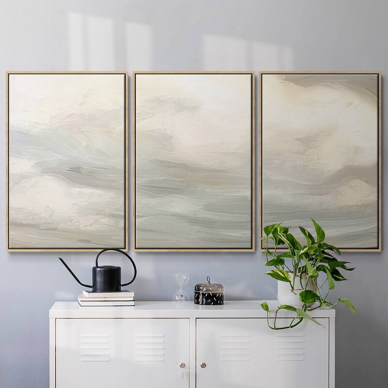 Muted Sky Horizon I - Multi Piece Framed Canvas
