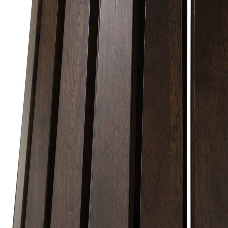 Modrest Weiss Mid-Century Modern Wenge Round Dining Table