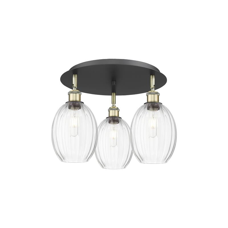 Innovations Lighting Endless Possibilities Ballston - Preston - 3 Light 18" Bulb Shade Flush Mount