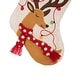 preview thumbnail 40 of 51, Glitzhome 21"L LED Embroidered Linen Reindeer Cat Dog Christmas Stockings