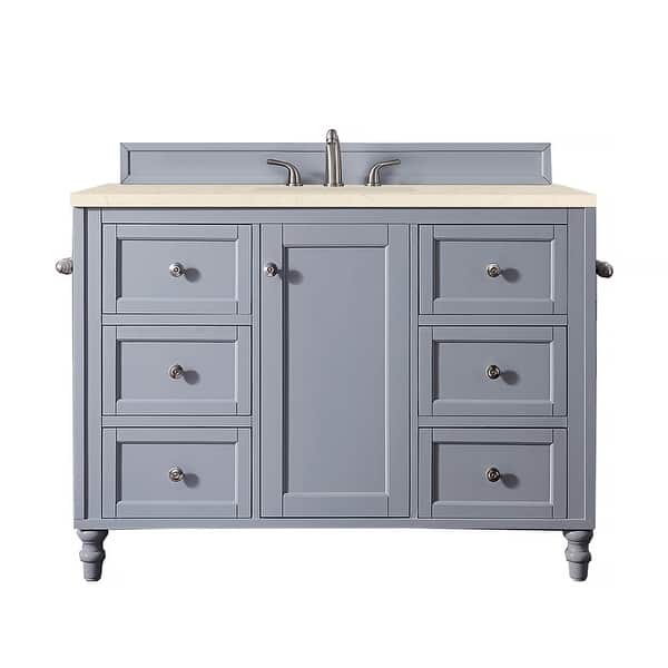 slide 2 of 36, James Martin Vanities Copper Cove Encore 48" Single Vanity, Silver Gray