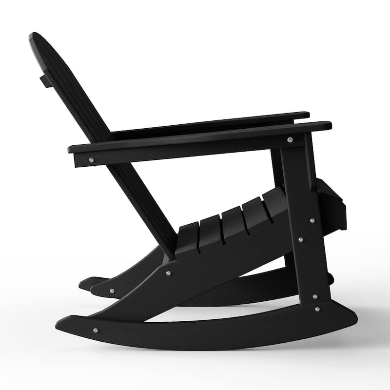 Polytrends Laguna Hdpe All Weather Outdoor Patio Rocking Chair